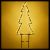 Albero Natale multiuso H105cm 110 led bianco classic