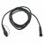 CAVO PROLUNGA NERO IP44 LUNGHEZZA 2,5 M - CON CONNETTORI MASCHI E FEMMINA IP44 - CARICO MASSIMO 1500W