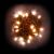 Catena luminosa di Natale - 10 mini bulbi led a luce fissa - reflex - bianco classic