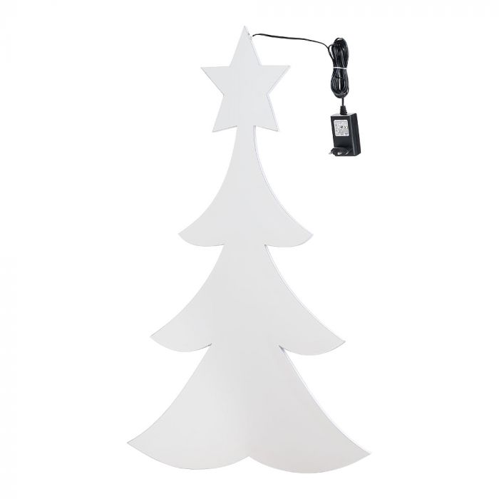 Albero Di Natale 80 Cm.Albero Di Natale 48 X H 80 Cm Infinity Mirror Bifacciale Luce Fissa Bianco Caldo Uso Interno