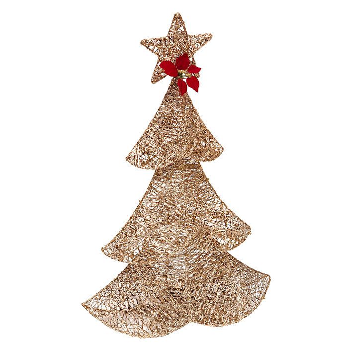 Decorazioni Di Natale.Decorazione Albero Di Natale Golden Glitter 64 Led Reflex Luce Fisssa Bianco Classic
