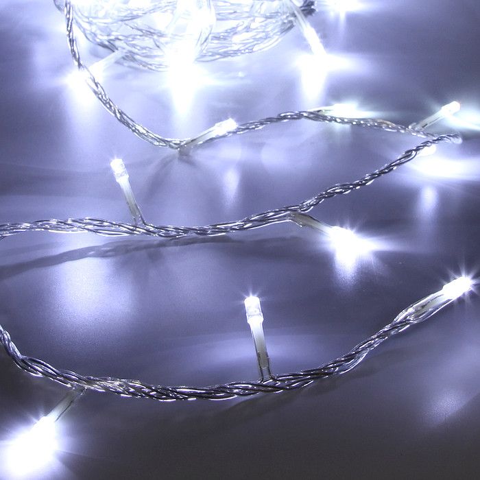 Catena Luminosa A Batteria Per Foto Con 20 Clip, 2m, Luce Bianca Calda, 8 Modalità E Timer, Ricaricabile USB