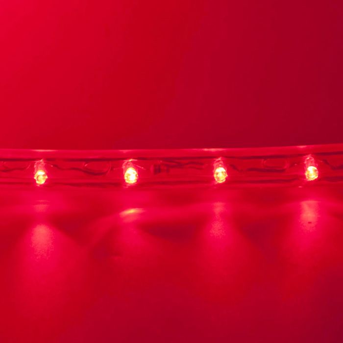 Tubo Luminoso Esterno 30m Con 300 LED RGB - IP44, Telecomando, 8 Modalità, Timer - Per Natale, Feste, Giardino (Bianco Caldo)