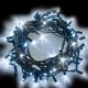 Catena luminosa 20 m, 200 maxiled Flashled Diamond, SENZA alimentazione, prolungabile, bianco ghiaccio