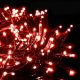Catena di luci extralong 13,10 m, 180 miniled con memory controller, rosso