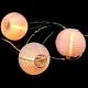Catena di luci a batteria 16 lanterne bianche,  bianco classic