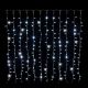 Tenda di luci 2xh1,5m 304 Maxiled Flashled Diamond,  prolungabile, senza alimentazione, bianco ghiaccio