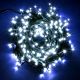 Catena luminosa extralong 53 m, 750 miniled, controller, ghiaccio