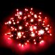 Catena luminosa 20 m, 200 maxiled Flashled Diamond, SENZA alimentazione, prolungabile, rosso