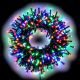 Catena di luci 36,5 m 900 led con memory controller multicolor cavo verde