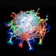 Catena extralong 25,70 m trasparente 360 miniled con memory controller multicolor da esterno