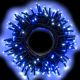 Catena di luci extralong 25,70 m, 360 miniled, con memory controller e timer, blu e bianco 