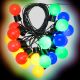 Catena per le feste party light da 10 m con 20 lampadine ø50xh60 cm - multicolor