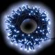 Catena luminosa 2,80 m 40 miniled a luce fissa bianco ghiaccio freddo da esterno