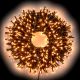 Catena luminosa 52,50 m 750 miniled a luce fissa bianco caldo tradizionale da esterno
