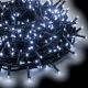 Catena grappolo 21,5 m minicluster 1000 led a luce fissa bianco ghiaccio freddo