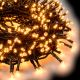 Catena grappolo 30 m minicluster 1500 led a luce fissa bianco caldo tradizionale nastro led