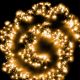 Catena festone grappolo 15 m cluster 1500 miniled a luce fissa bianco caldo tradizionale da esterno