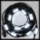 Catena luminosa 10 mt, 10 StroboLED, flashled, bianco freddo