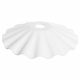 Kit 8 paralume coprilampada Ø 25 cm in ABS per lampadine Vintage Led colore bianco