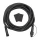 Cavo prolunga nero di 5 m per catene Vintage Led Pro alimentazione a 230V