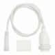 Cavo bianco di 1 mt con portalampada attacco E27 Vintage Led Pro uso interno ed esterno