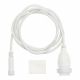 Cavo bianco di 2 mt con portalampada attacco E27 Vintage Led Pro uso esterno