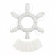 Connettore multiplo circolare bianco a 5 uscite 230V per serie Vintage Led Pro uso esterno ed interno