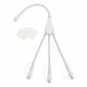 Connettore multiplo bianco a 3 uscite 230V per serie Vintage Led Pro da interno ed esterno