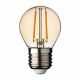Lampadina E27 Globo G45 2 x Filament Led, bianco caldo, Vintage Led Pro