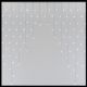 Tenda 450xh120 cm 300 Led SuperBright flashled diamond prolungabile bianco ghiaccio cavi bianchi