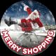 Gobo Ø37-23mm full color per proiettore Babbo merry shopping su carrello della spesa