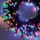 Catena di luci 12,8 m 320 led con memory controller multicolor cavo verde
