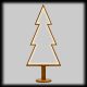 Albero di Natale ad Abete Wood Natural, H 145 cm a luce fissa, bianco caldo 3000k
