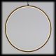 Cerchio luminoso Wood Natural, Ø 57 cm a luce fissa, bianco caldo 3000k