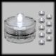 Set 10 candele subacquee a batteria luce fissa, 1 Led bianco ghiaccio freddo sommergibili