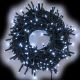 Catena luminosa 18 mt 300 miniled, MultiFlashled Diamond, bianco ghiaccio freddo