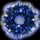 Catena luminosa 18 mt 300 miniled, MultiFlashled Diamond, blu e bianco freddo