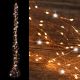 Cascata di luci 900 microled, 15 stringhe da 3,20 m, flashled, bianco traditional
