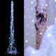 Cascata di luci 900 microled, 15 stringhe da 3,20 m, flashled, bianco freddo