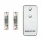 Telecomando IR On-Off, mod. 2FB AA RC1, con 2 ricevitori per portabatterie stilo AA - per portabatterie trasparenti
