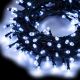 Catena luminosa 60,50 m, 1500 led, con memory controller e timer, bianco freddo