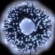 Catena luminosa 40,5 m mini cluster, 2000 led, con memory controller e timer, bianco freddo