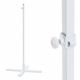 Base supporto opzionale in metallo H 75 cm per figure neon bifacciali, fissaggio a terra
