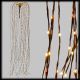 Ramo luminoso marrone 800 microled, h 200 cm, luce fissa, bianco classic