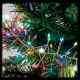 Catena luminosa Cluster 9 m, 1800 microled multiflash RGB, cavo metal copper
