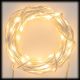 Catena luminosa 50 m, 500 led bianco traditional, cavo metal pro bianco