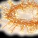Catena luminosa Cluster 6 m, 720 microled a luce fissa, bianco caldo classic, cavo metal copper