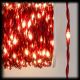 Catena luminosa 25 m, 500 microled bianco classic, cavo metal pro rosso