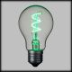 Lampadina E27 party light, filament led, verde